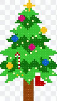 Christmas tree pixel art design Christmas tree pixel art design