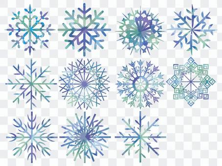 Crystal of snow Crystal of snow