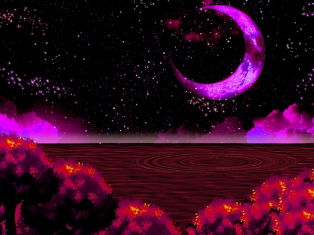 Fantastic moonlit night Fantastic moonlit night
