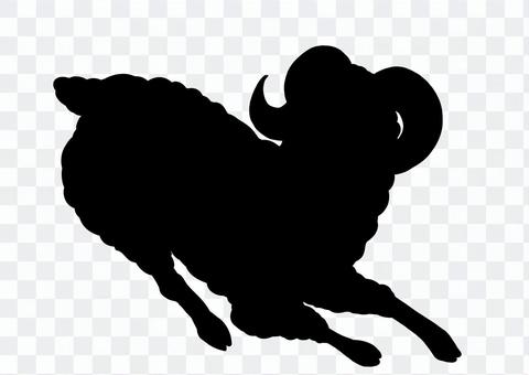 Capricorn silhouette Capricorn silhouette