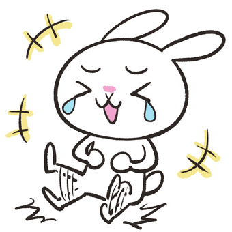 Rabbit laughing Rabbit laughing