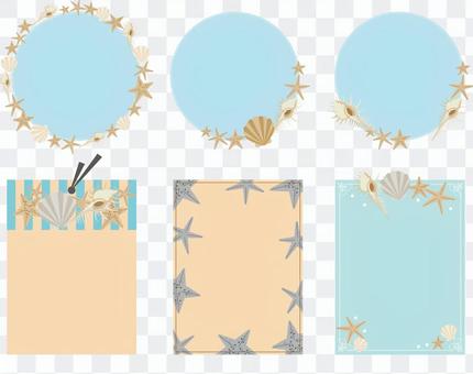 Seashell frame Seashell frame