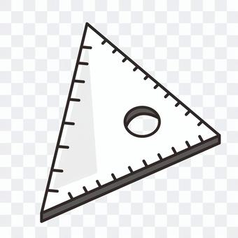 Triangular ruler 1 Triangular ruler 1
