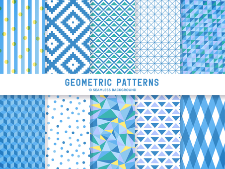 Simple geometric pattern (blue) Simple geometric pattern (blue)