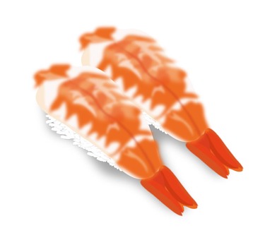 Sushi retort shrimp Sushi retort shrimp