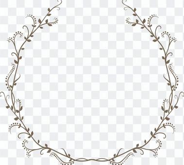 Plant round frame Plant round frame