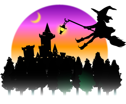 Halloween material postcard Halloween material postcard