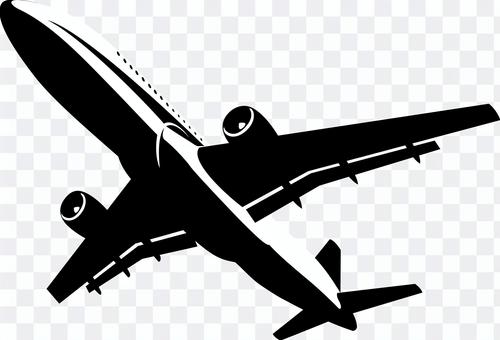 Airplane silhouette Airplane silhouette