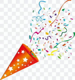Party Cracker Confetti Snow Ribbon Celebration Festival Party Cracker Confetti Snow Ribbon Celebration Festival