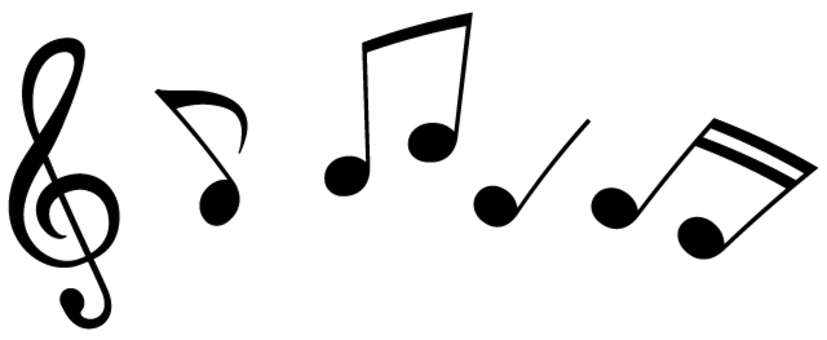 Line 2 of musical notes and tokens Line 2 of musical notes and tokens