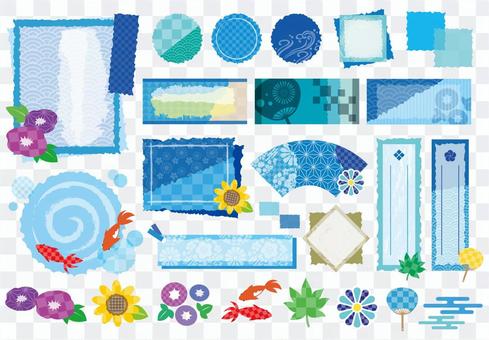 Second paper of Japanese paper frame material Second paper of Japanese paper frame material