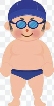 Boys swimming Boys swimming