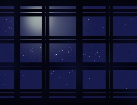Lattice window (starry sky) Lattice window (starry sky)