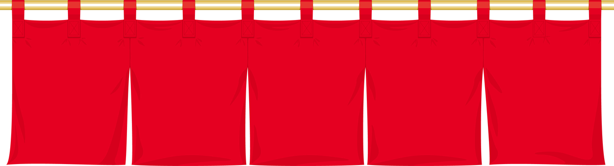 Red goodwill frame Japanese-style store image Red goodwill frame Japanese-style store image