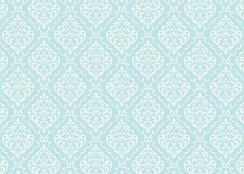 Damask pattern European blue Damask pattern European blue