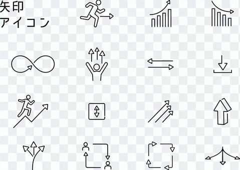 Simple arrow icon set 1 Simple arrow icon set 1