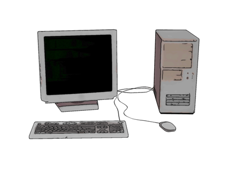 PC desktop retro PC desktop retro