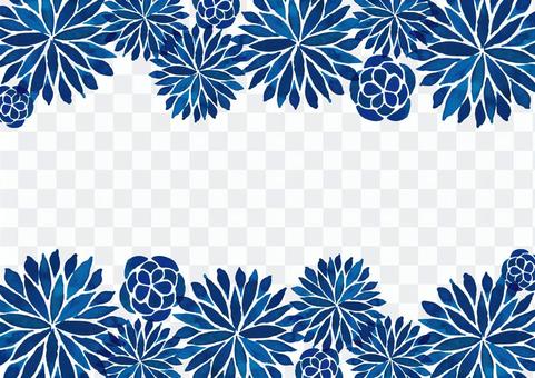 Watercolor wind and handle _ blue Watercolor wind and handle _ blue