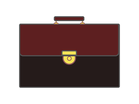 Leather bag 11-1 (black / brown) Leather bag 11-1 (black / brown)
