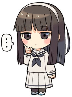 Girl in white sailor suit Girl in white sailor suit