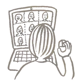 Remote work Home work Female Black and white Remote work Home work Female Black and white