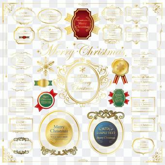Christmas / frame / frame / winter material set Christmas / frame / frame / winter material set