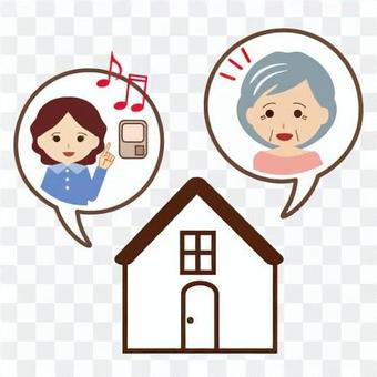 Image of watching / visiting Image of watching / visiting
