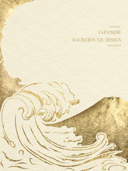 New Year's card Qinghai wave Japan background 51 New Year's card Qinghai wave Japan background 51