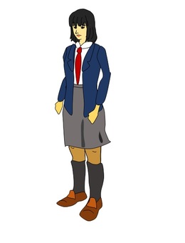 High school girl High school girl