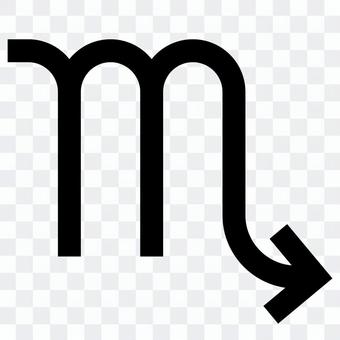 Scorpio mark icon Scorpio mark icon