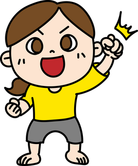 Good luck cheering girl Good luck cheering girl