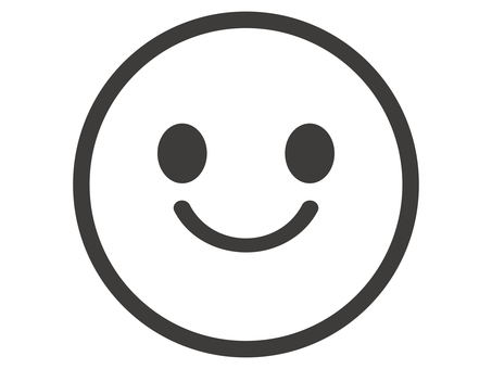 Cute smiley icon illustration Cute smiley icon illustration