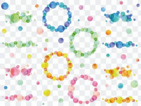 Polka dot frame set ver 04 Polka dot frame set ver 04