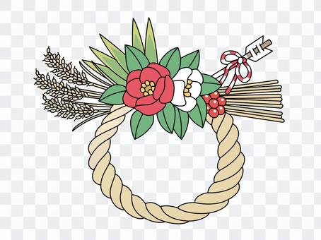 Decoration loop (peony) Decoration loop (peony)