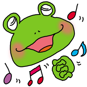 Kerokero Kerokero Kuwakwak Wah ♪ Kerokero Kerokero Kuwakwak Wah ♪