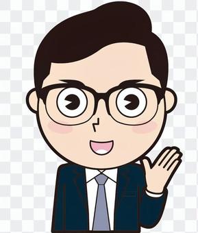 Glasses Male employee (commentary) Glasses Male employee (commentary)