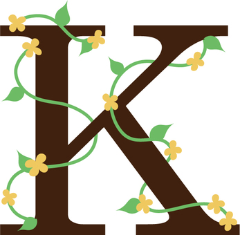 Flower letter alphabet Flower letter alphabet