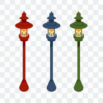 Gas light (a little overhead view) Gas light (a little overhead view)
