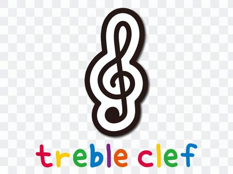 Treble clef Treble clef