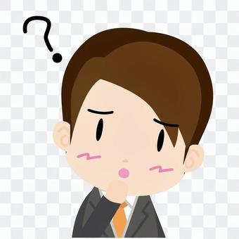 Salary man (worrying) Bust up Salary man (worrying) Bust up