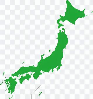Japan map ☆ classic simple Japan map ☆ classic simple