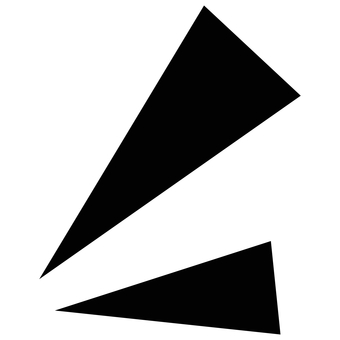 Effect line Two triangles emphasized Effect line Two triangles emphasized