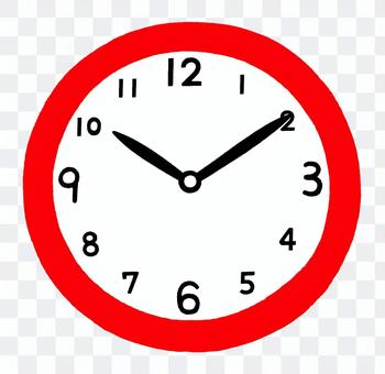 10時10分を指す時計2 10時10分を指す時計2