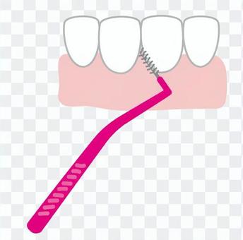 Interdental brush Interdental brush