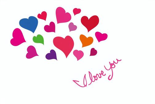 Heart's I love you message Heart's I love you message