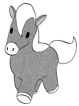 Year of the horse-pen drawing Year of the horse-pen drawing