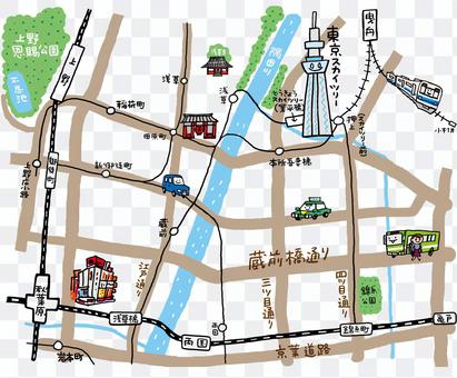 Sky Tree Area Map Sky Tree Area Map