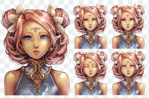 Online game style, facial expression difference (transparent PNG Online game style, facial expression difference (transparent PNG