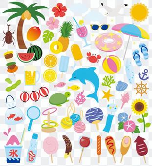 Summer decorations set Summer decorations set