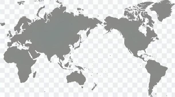 World map monochrome World map monochrome